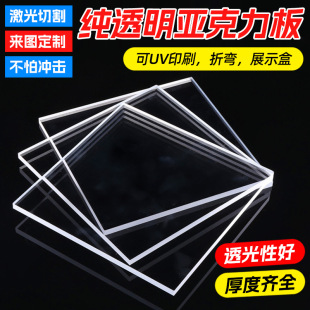 Highly Transparent Acrylic Plate Transparent Plexiglass Plate Cutting and Engraving Anti-Static Pmma Transparent Acrylic Plate