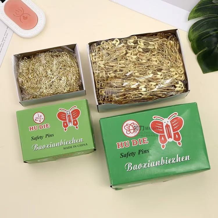 Broche al por mayor de fábrica, hebilla de chal, pin de seguridad de calabaza, hebilla de placa de acero inoxidable de hierro, tamaño completo, punto