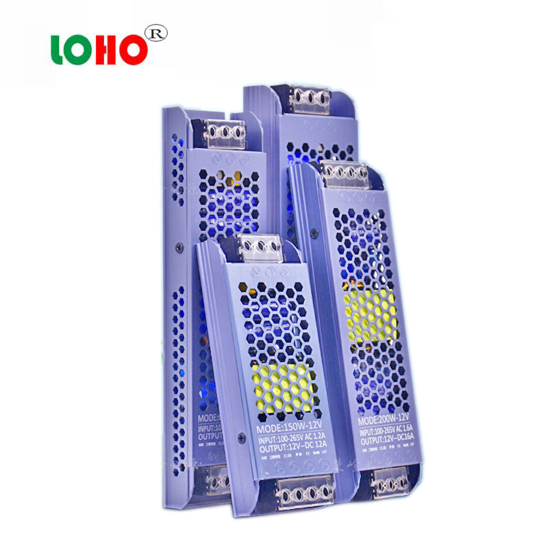 原装高端铝壳12V24V60W超薄长条电源 12V5A24V2.5A 60W直流变压器