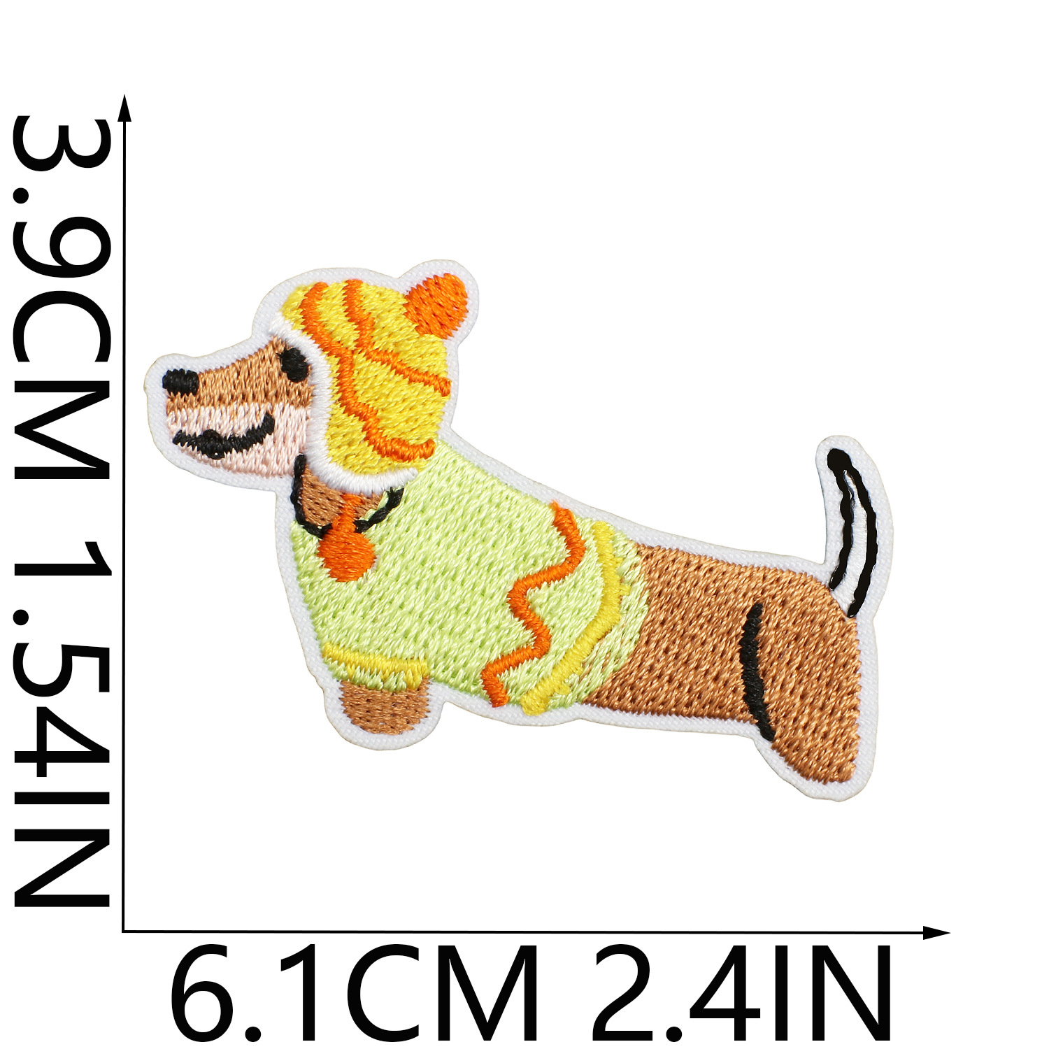 3g Weight Clothing Sticker Patches Classification 1 Piece Quantity Dacron thread Material Dog Pattern Casual, Elegant, Cute Style Embroidery Craft 1 Piece Casual Elegant Cute Dog Dacron Thread Clothing Sticker Patches 8