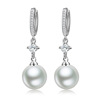 Earrings from pearl, Korean style