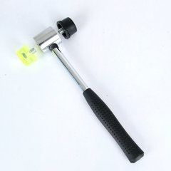 Rubber Installation Hammer, Detachable Double-Head Installation Hammer, Glass Hammer, Rubber Skin Hammer, Steel Pipe Handle Installation Hammer