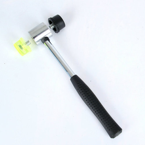 Rubber Installation Hammer, Detachable Double-Head Installation Hammer, Glass Hammer, Rubber Skin Hammer, Steel Pipe Handle Installation Hammer