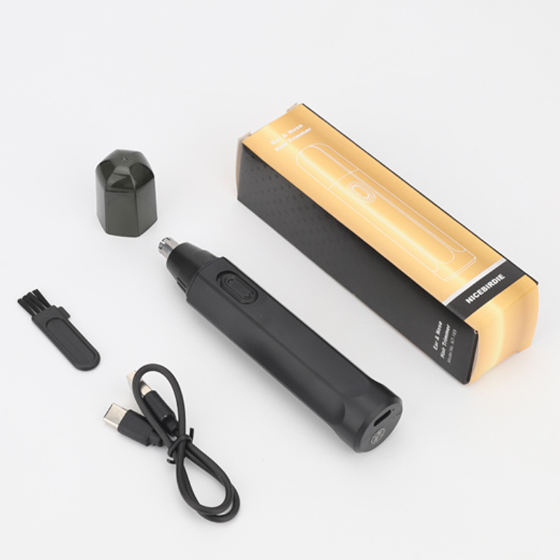 Hombres recortador de pelo de nariz eléctrico recargable cuchillo de pelo de nariz TEMU venta caliente reparación de pelo de nariz al por mayor