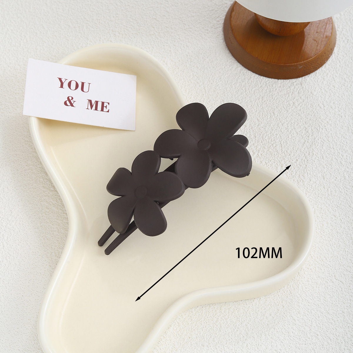 Black coffee color double flower lazy gripper