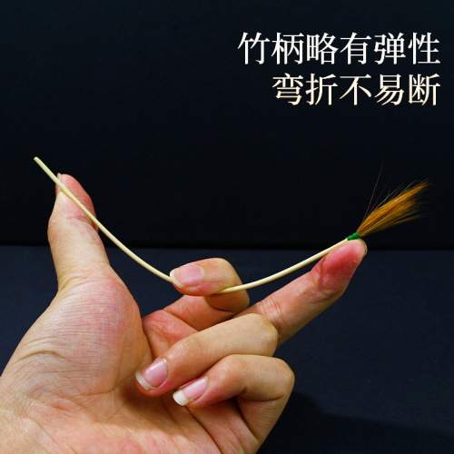 Plastic-sealed disposable ear-picking tool set for ear-picking shop technicians, ear spoon with bamboo handle, silver needle, chicken goose feather stick, horsetail