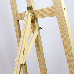 Solid wood easel, wooden oil painting display stand, bracket-style sketching board&mdash;perfect for art classes and children's drawing/drawing tools.