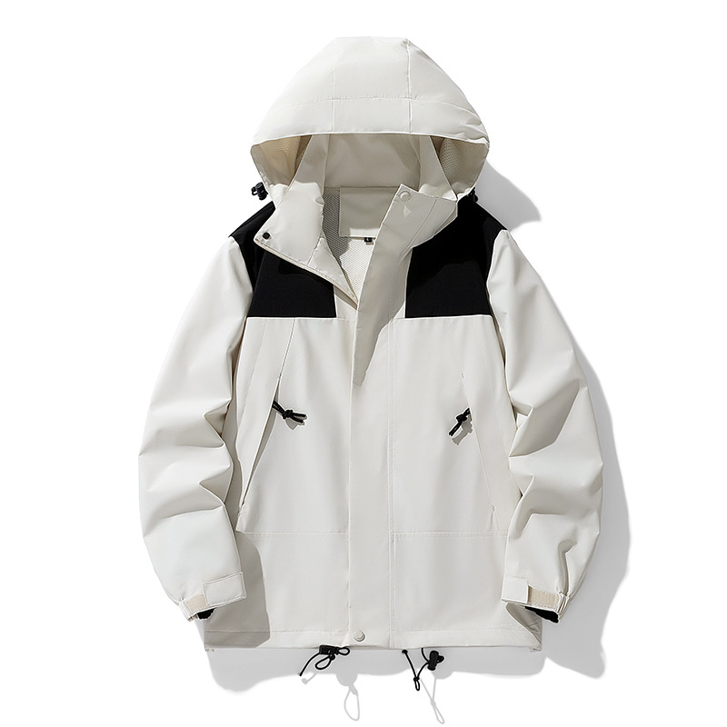 突撃服男高級感百合戸外防水防風防風防水接合ファッションカップルの突撃服