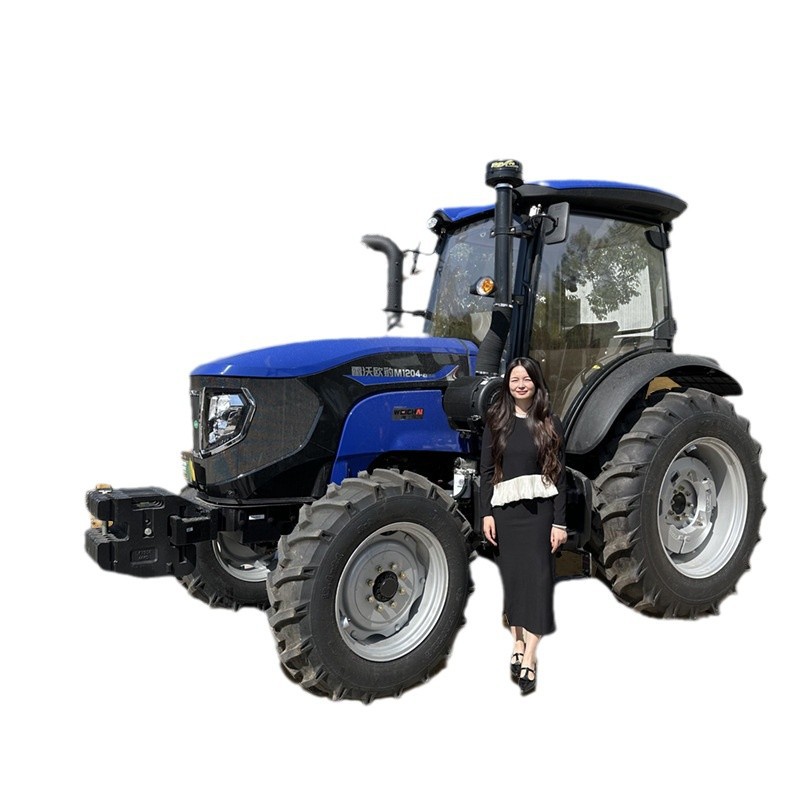Tractor de cuatro ruedas Lovo M804-2X con motor Weichai, 80 caballos de fuerza, maquinaria agrícola grande para uso doméstico.