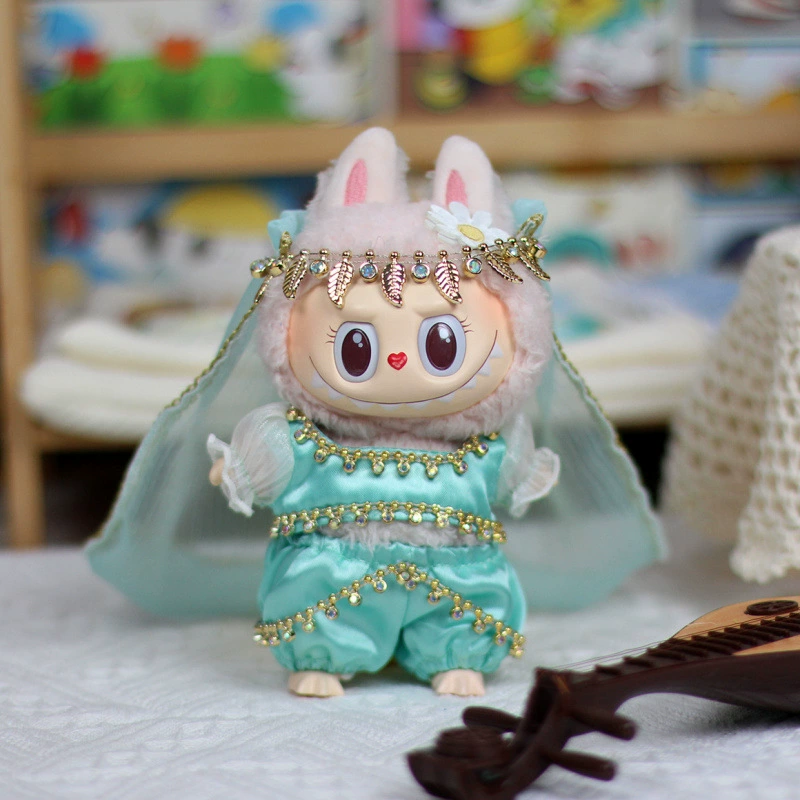 Только одежда (Labubu) набор платья для куклы 17 см, разнообразные стили и аксессуары, множество вариантов костюмов