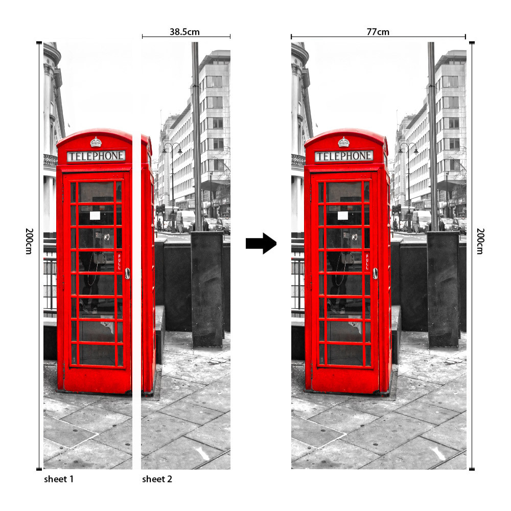 Pegatinas para puertas 3D respetuosas con el medio ambiente, autoadhesivos, fabricantes de origen al por mayor, patrones populares transfronterizos de alta definición, adhesivos para puertas impermeables, a prueba de aceite y antiincrustantes