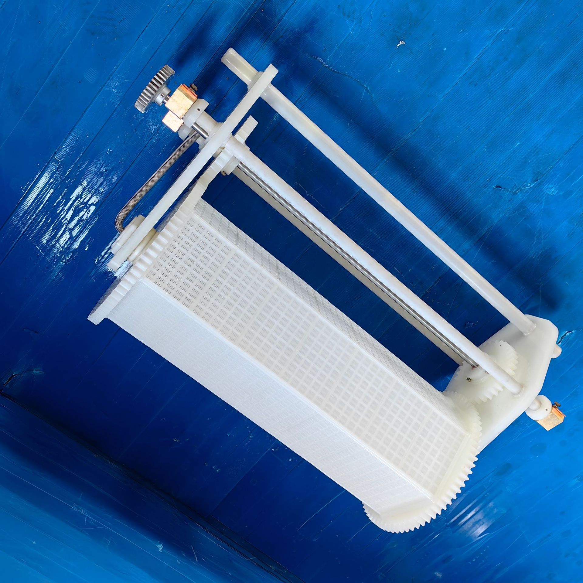 厂家生产直供PP塑料耐腐耐高温电化学镀清洗酸洗磷化钝化滚笼筒桶