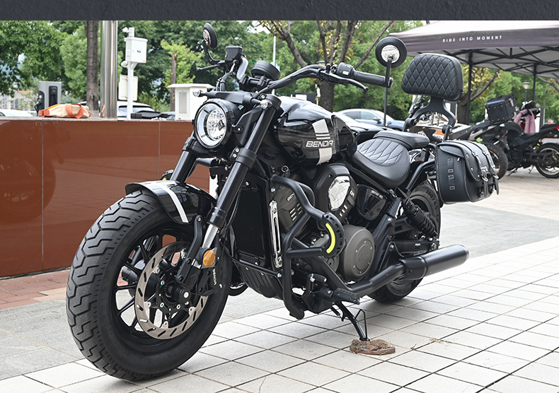 Suitable for Benda Greystone 707 Motorcycle Bumper, Anti-Fall Guard Bar, Foldable Backrest, Rear Rack, Side Bag Modification