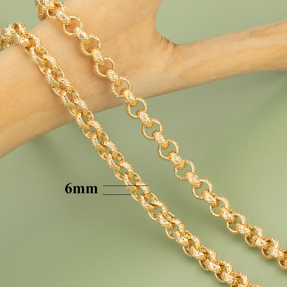 Chain Jewelry Making Type 1 Piece Copper Cable Chain Chain Chain Simple Style Geometric