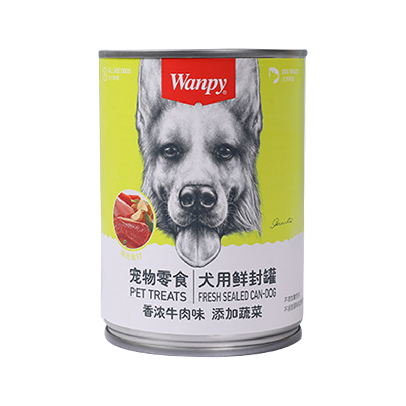 Perro travieso Canned Snacks para perros Mezcla de comida para perros Comida húmeda con sabor a carne Bibimbap para mascotas Suministros para mascotas al por mayor