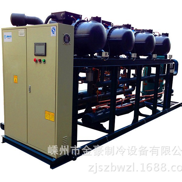 金豪厂家直销 比泽尔螺杆并联压缩冷凝机组 螺杆冷水机组