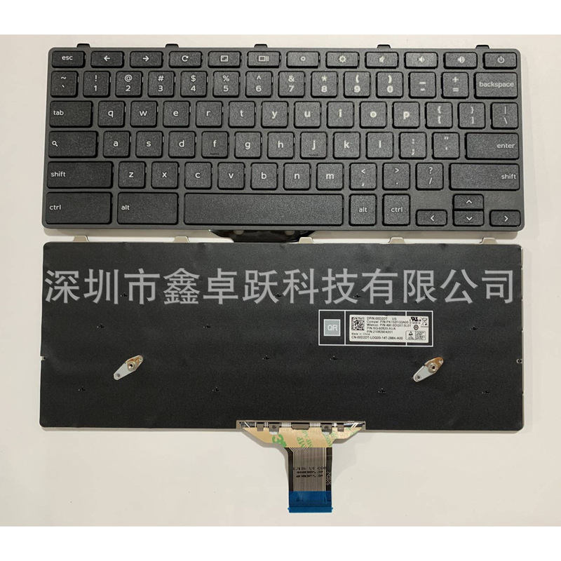 Suitable for Dell Chromebook 11 5190 3100 3110 2-in-1 00D2Dt 0D2Dt Keyboard Suitable for Dell Chromebook 11 5190 3100 3110 2-in-1 00D2Dt 0D2Dt Keyboard