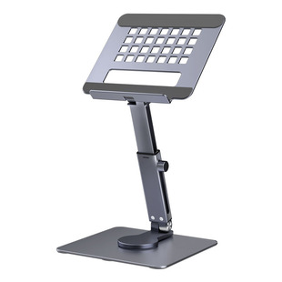 Tablet computer stand desktop folding mobile phone stand portable aluminum alloy telescopic rotating tablet stand cross-border