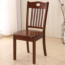 家用简约现代餐桌椅酒店餐厅橡木椅子会议凳子批发实木餐椅靠背椅