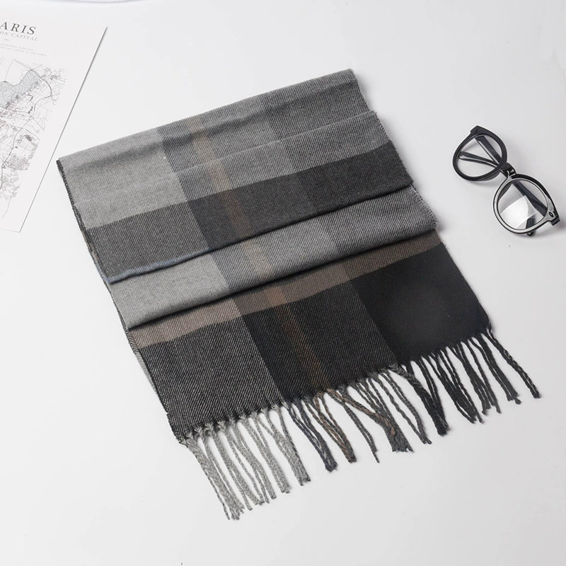 П Demi-season cashmere, мужской шарф, плащ английский стиль
