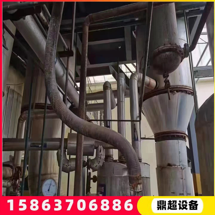 在位出售二手9.6吨钛材质MVR蒸发器 化工蒸发器设备