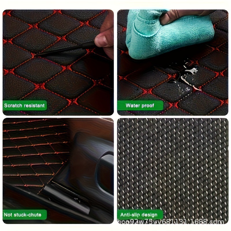 Cross-border best-selling universal car floor mats 5-piece set, waterproof, non-slip, durable leather, suitable for all seasons