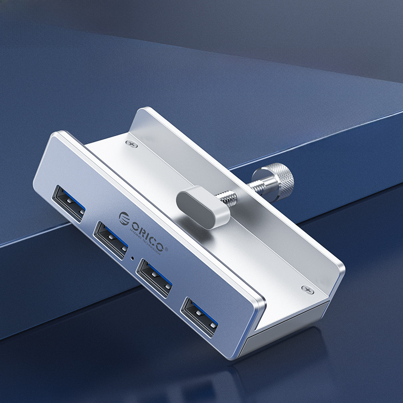 ORICO MH4PU全鋁usb3.0分線器電腦筆記本轉換器卡扣式擴展HUB集線