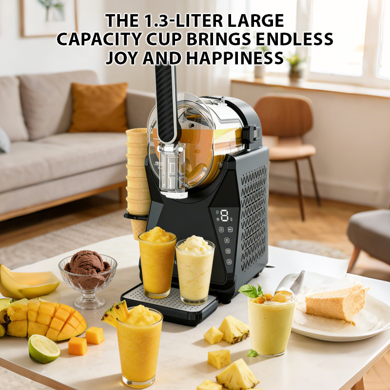 Cross-border dropshipping hot-selling smoothie maker 1.3L self-cleaning ice cream machine for summer cold drink parties and multi-person juice maker Cross-border dropshipping hot-selling smoothie maker 1.3L self-cleaning ice cream machine for summer cold drink parties and multi-person juice maker