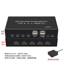 HDMI KVM Switch 4x1����HDMI����USB�I���ГQ��4�M1�����C����