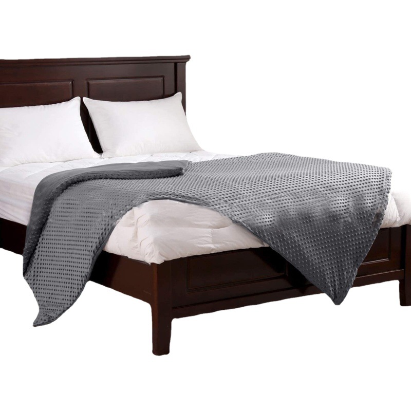 Suministro directo de fábrica Amazon transfronteriza súper suave manta de gravedad cubierta de cuentas de vidrio llena de gravedad edredón abrigo