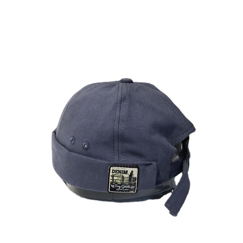 Adult Cap Children Autumn Winter Retro Brimless Bucket Hat Korean Style Versatile Landlord Hat Men Sailor Ruffian Hat DEM