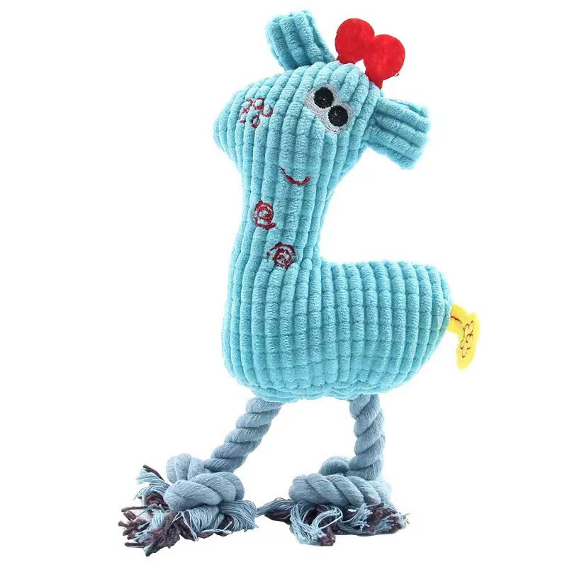 Nueva colección de juguetes sonoros de peluche para perros, juguetes de mascotas resistentes a la mordida para perros