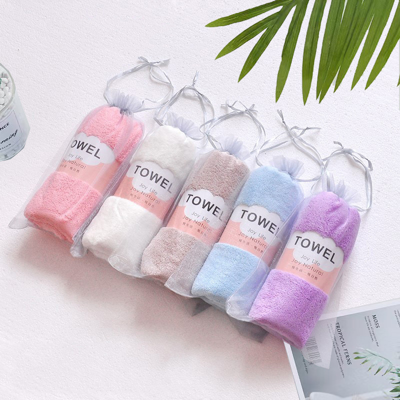 Coral Fleece Single Towel, Absorbent, Non-Shedding, Soft, Non-Fading, Skin-Friendly, Quick-Drying, Sweat-Wiping