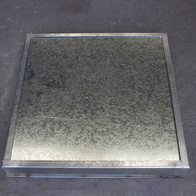 市政园林雨水方形井盖装饰井盖不锈钢井盖304不锈钢管隐形井盖