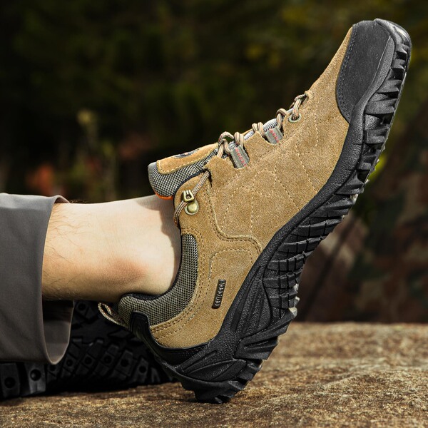 Cross-border autumn and winter outdoor hiking shoes men's leather…