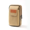 Khaki color vertical three layers 18*10*5cm
