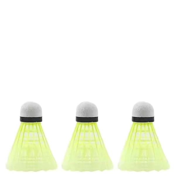 3 yellow nylon balls
