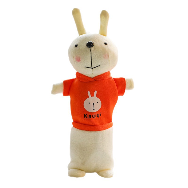 かわいいクリエイティブぬいぐるみバニーペンケース学生大容量シンプルな筆箱子供の文具賞品卸売|undefined