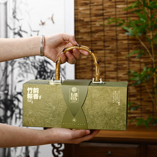 Zongzi Gift Box Batch Goods Dragon Boat Festival Gift Box Empty Box High-End 2025 Dragon Boat Festival Satchel Flip Gift Box