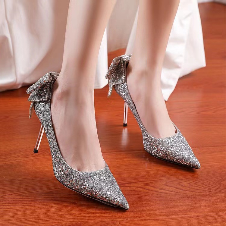 Women's Sexy Solid Color Point Toe Pumps display picture 4