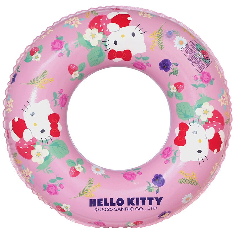 Sanrio, genuine nail sequins, children's inflatable swimming ring PVC, increased thickness