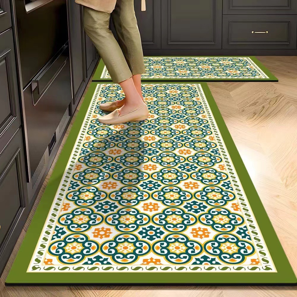 Diatom Mud Kitchen Floor Mats, Carpets, Oil-Proof Floor Mats, Home Kitchen Stain-Resistant, Water-Absorbing and Oil-Absorbing Mats, Door Entry Carpets