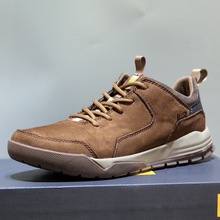 25秋冬外贸男鞋超轻真皮低帮休闲皮鞋 户外徒步工装鞋男 运动鞋