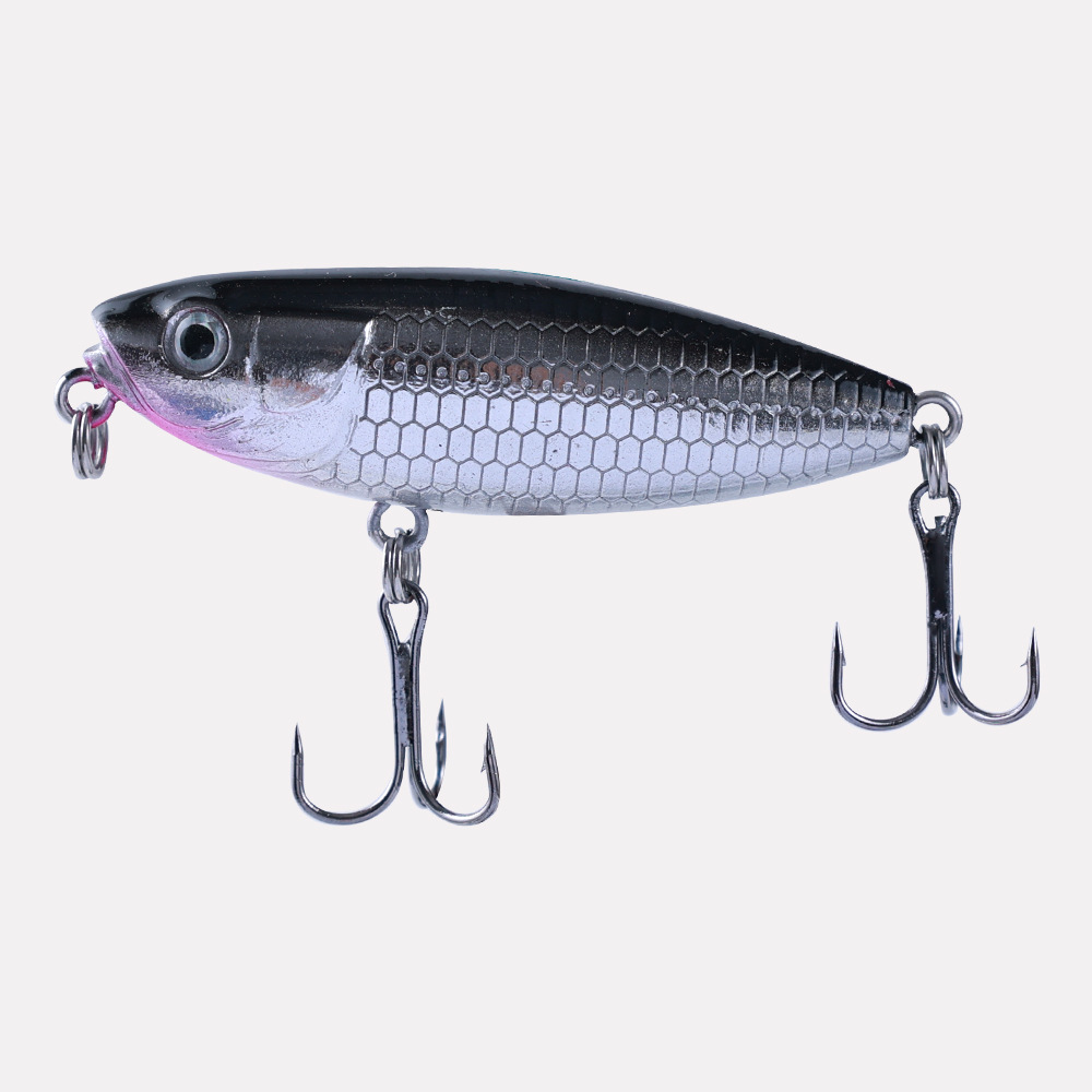 2 Pcs Sinking Minnow Fishing Lures Hard Baits Fresh Water Bass Swimbait Tackle Gear