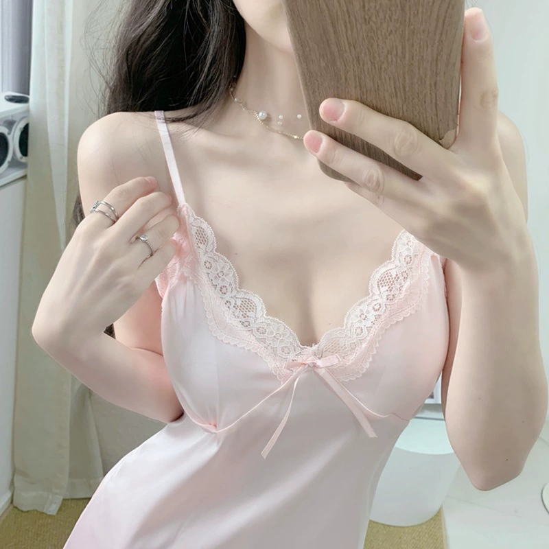 Pijama, summer thin top with cups, lifting effect