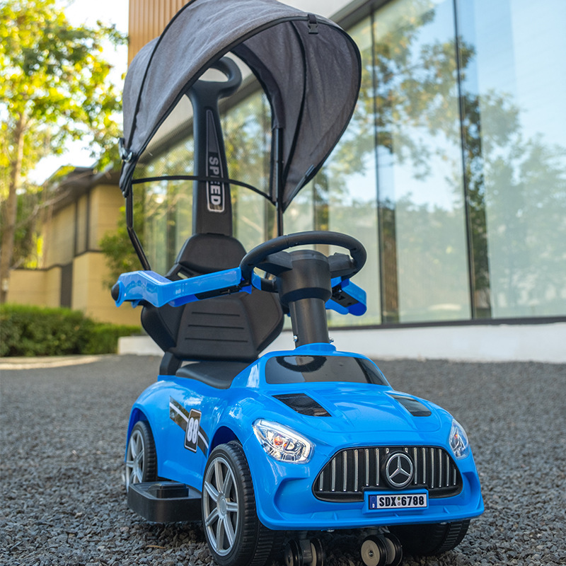 Carro para niños, coche torcido, 1-3 años, coche de juguete para bebés, coche, rueda universal, coche antideslizante