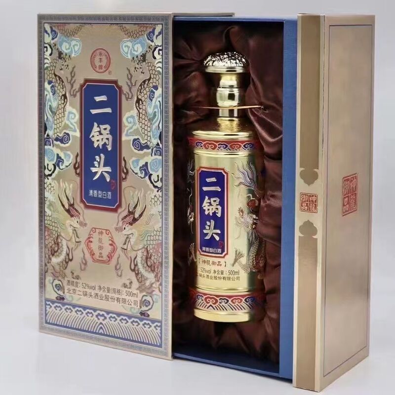 [白酒批发]永丰北京二锅头神龙御品52度清香型盒装整箱500ML*6瓶|undefined