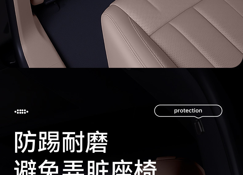 Suitable for Zhiji Ls6 Seat Anti-Kick Pads, Rear Seat Backrest Protection, Car Interior Modification Accessories, and Complete Set of Supplies