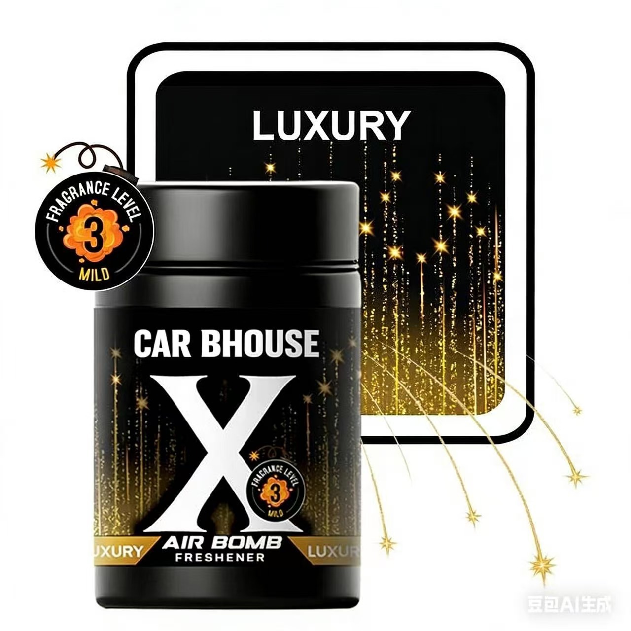 Foreign Trade Version English Version X Aromatherapy Solid Essential Oil Car Fragrance Balm Air Freshener Car Fragrance Balm Deodorizer