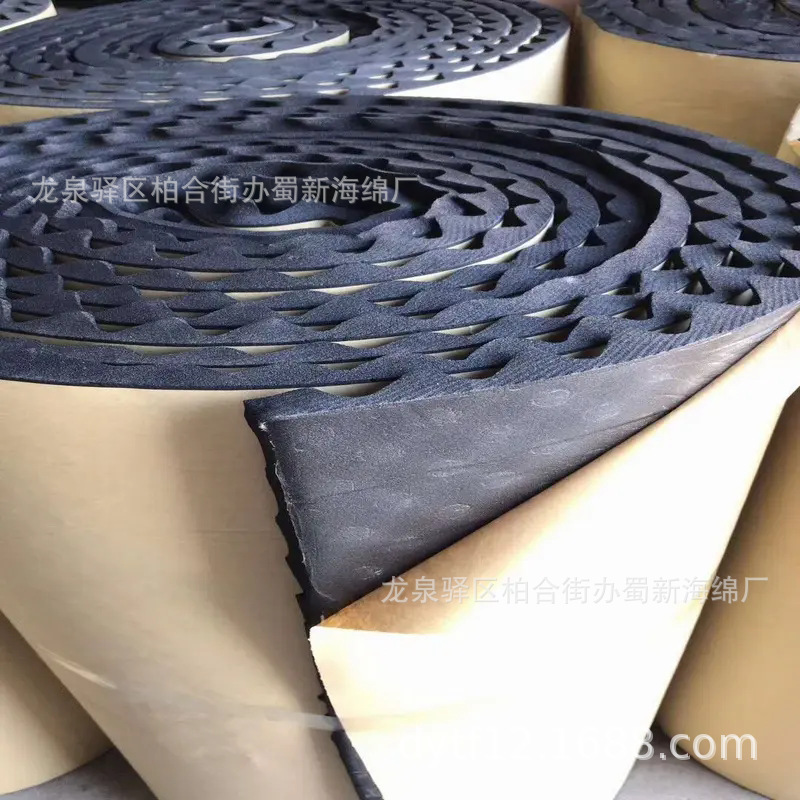 厂供不干胶吸音海绵/粘胶吸音海绵/背胶吸音海绵/单面胶吸音海绵